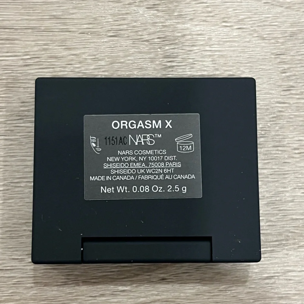 NARS Orgasm X Blush Travel Size New in Box 2.5g/0.08oz *WITH TALC*